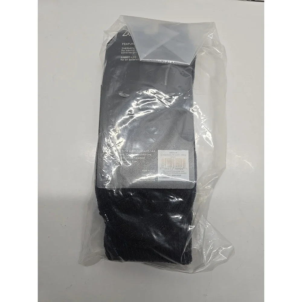 Alpine Design Women's Thermolite‎ Wool Crew Socks Gray Size M (8-10)